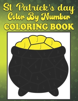 Paperback St. Patrick's Day Color by Number Coloring Book: st Patrick's day color by number Book