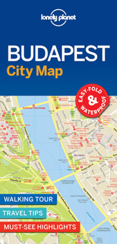 Paperback Lonely Planet Budapest City Map 1 Book