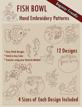 Paperback Fish Bowl Hand Embroidery Patterns Book