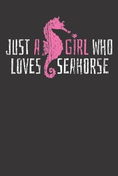 Notebook: Seahorse Lover Marine Fish Gift Vintage College Ruled 6x9 120 Pages