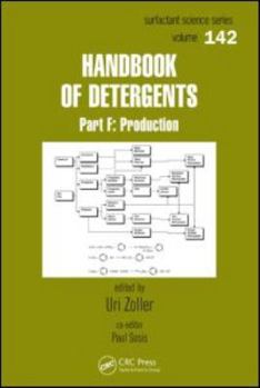 Hardcover Handbook of Detergents: Part F: Production Book