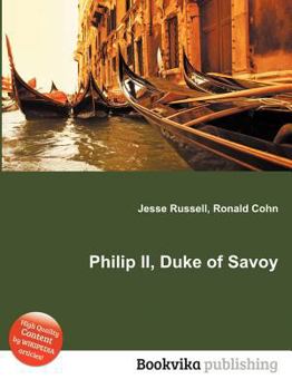 Paperback Philip II, Duke of Savoy Book