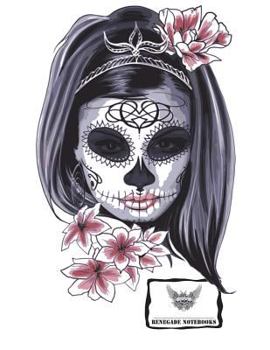 Cornell Note Graph Paper Notebook Cornell Note Taking System 8. 5x11 150 Pages : Sugar Skull Girl Cover Design