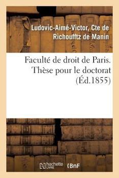 Paperback La Compensation: Thèse Pour Le Doctorat [French] Book