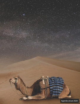 Agenda anual 2020: Agenda anual para 2020, 12 meses, agenda de 52 semanas con tareas y metas; formato A4+; motivo: Kamel