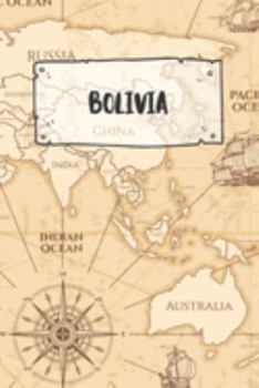 Bolivia: Dotted Travel Diary Notebook or Journey Dotted Grid Journal - Holiday Trip Pocketbook for Men and Women with Dots