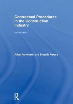 Hardcover Contractual Procedures in the Construction Industry Book