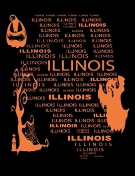 Paperback Illinois: Journal Composition Notebook 7.44" x 9.69" 100 pages 50 sheets Book