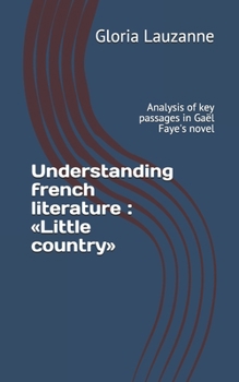 Paperback Understanding french literature: Little country: Analysis of key passages in Gaël Faye's novel Book