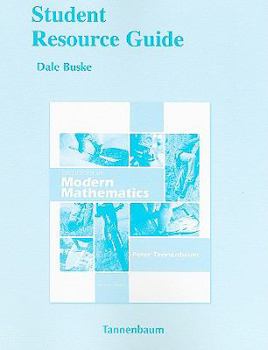Paperback Student Resource Guide for Excursions in Modern Mathematics Book