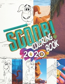 Paperback Scoob Coloring Book: 2020 This amazing coloring book contains 24 high-quality images from Scoob with 24 half-to-half images to help them co Book