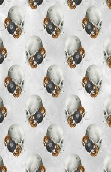 Paperback Dot Grid Journal Notebook: Copper Skull Gothic Glam - Bullet Planner Book - Dotted Grid - 5.5 X 8.5" 120 Pg - DIY Weekly Spread - Organizer - Hab Book