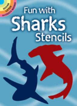 Paperback Fun with Sharks Stencils Book