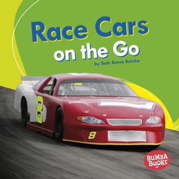 Library Binding Race Cars on the Go [Large Print] Book