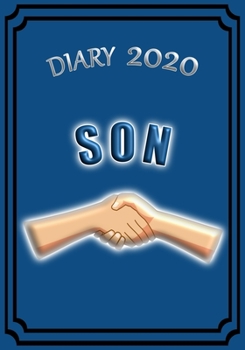 Paperback Diary 2020 Son: Celebrate your favourite Son with this Weekly Diary/Planner - 7" x 10" - Blue Cover Book