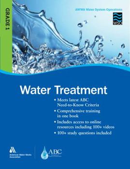 Paperback Water Treatment Grade 1 Wso: Awwa Water System Operations Wso Book