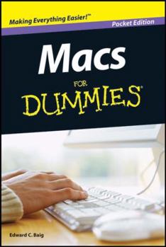 Paperback Macs for Dummies Pocket Edition (Paperback) Book