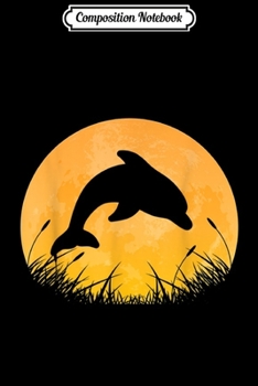 Composition Notebook: Dolphin Easy Halloween Outfit Beluga Fish Moon Costume Gift  Journal/Notebook Blank Lined Ruled 6x9 100 Pages