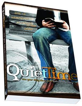 Paperback Quiet Time: One Year Daily Devotional with Commentary Book