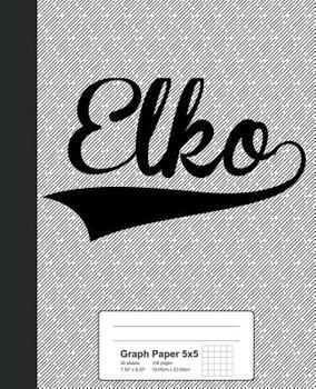 Paperback Graph Paper 5x5: ELKO Notebook Book