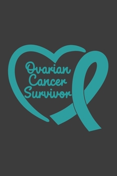 Writing About My Health Journey with Ovarian Cancer: College Ruled Notebook (Half Heart Teal Awareness Ribbon Cover)