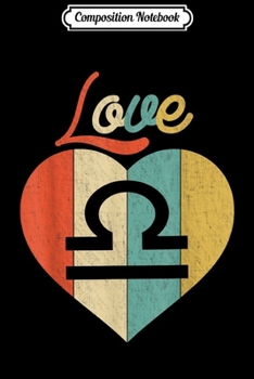 Paperback Composition Notebook: Vintage Retro Love Libra Journal/Notebook Blank Lined Ruled 6x9 100 Pages Book