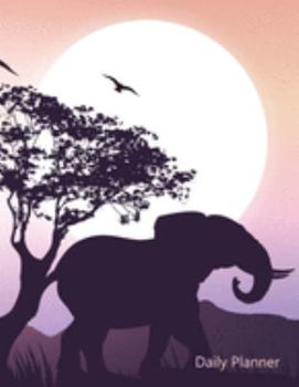 Planner: 2020 - 2021 African Elephant Daily Planner | Safari Forest & Bush Wildlife Animal Africa Cover | January 20 - December 20 | Writing Notebook ... | Plan Days, Set Goals & Get Stuff Done