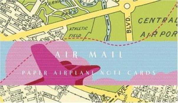 Hardcover Air Mail: Paper Airplane Note Cards Book
