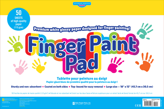 Misc. Studio Series Junior Finger Paint Pad (50 Sheets, 18 X 12) Book