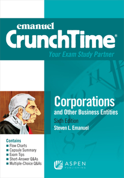 Paperback Emanuel Crunchtime for Corporations and Other Business Entities Book