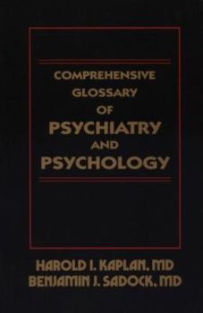 Paperback Comprehensive Glossary of Psychiatry and Psychology Book