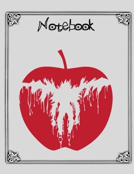 Paperback Notebook: Lined Notebook, Journal, 100 Pages, Large (8.5 x 11 inches) - Inspired cover from Anime Book