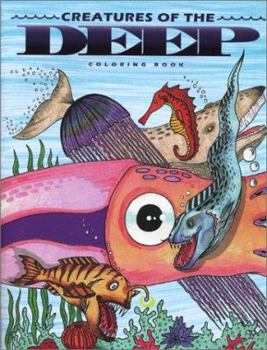 Paperback Creatures of the Deep Coloring Book