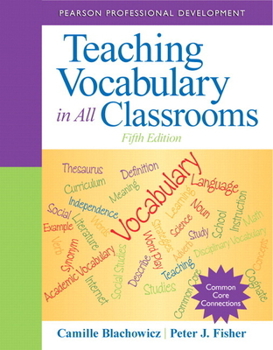 Paperback Teaching Vocabulary in All Classrooms Book