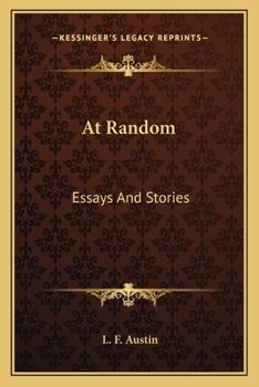 Paperback At Random: Essays And Stories Book