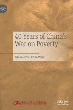 Hardcover 40 Years of China's War on Poverty Book