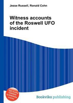 Paperback Witness Accounts of the Roswell UFO Incident Book