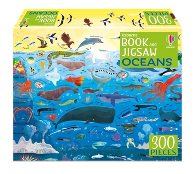 Paperback Usborne Book and Jigsaw Oceans Book