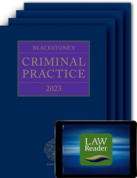 Product Bundle Blackstone's Criminal Practice 2023 Digital Book