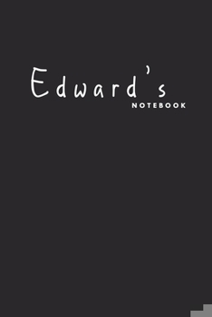 Paperback Edward's notebook: Great notebook for men named Edward Book