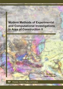 Paperback Modern Methods of Experimental and Computational Investigations in Area of Construction II Book