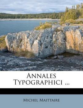 Paperback Annales Typographici ... [Italian] Book