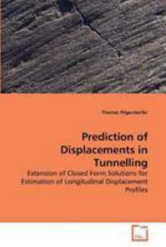 Paperback Prediction of Displacements in Tunnelling Book