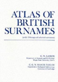 Paperback Atlas of British Surnames: With 154 Maps of Selected Surnames Book