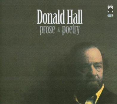 Audio CD Donald Hall: Prose & Poetry Book