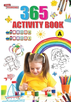 Paperback 365 Activity Book for Kids Match the Pair, Find the Difference, Puzzles, Crosswords, Join the Dots, Colouring, Drawing and Brain Teasers Book