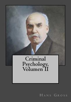 Paperback Criminal Psychology, Volumen II Book