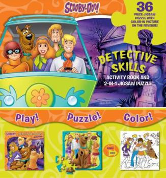 Paperback Scooby-Doo Detective Skills: Activity Book and 2-in-1 Jigsaw Puzzle Book