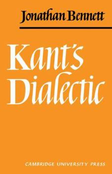 Paperback Kants Dialectic Book