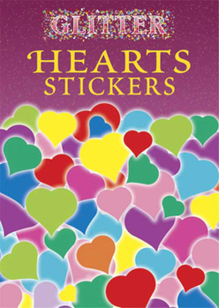 Paperback Glitter Hearts Stickers Book